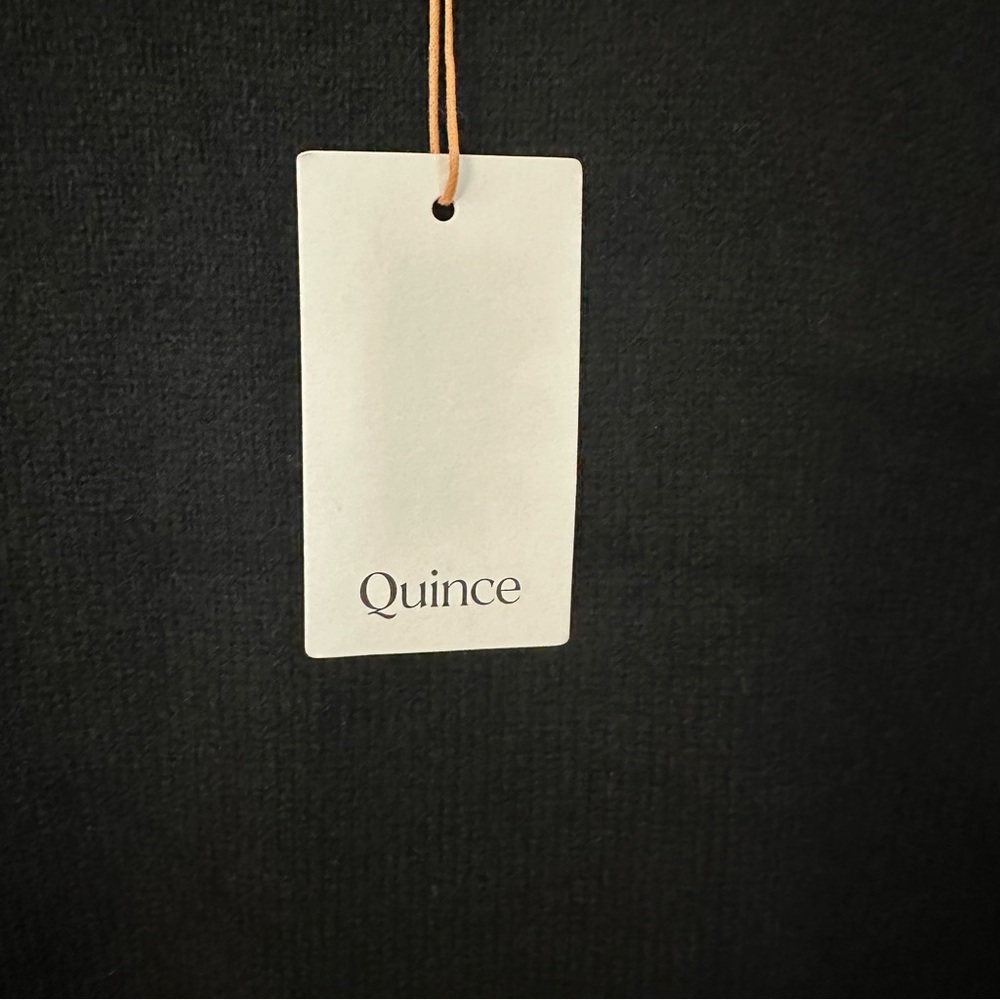 Quince Black Crew Neck Sweater - Picture 4 of 8